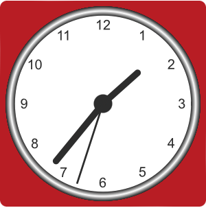 preview of analog clock