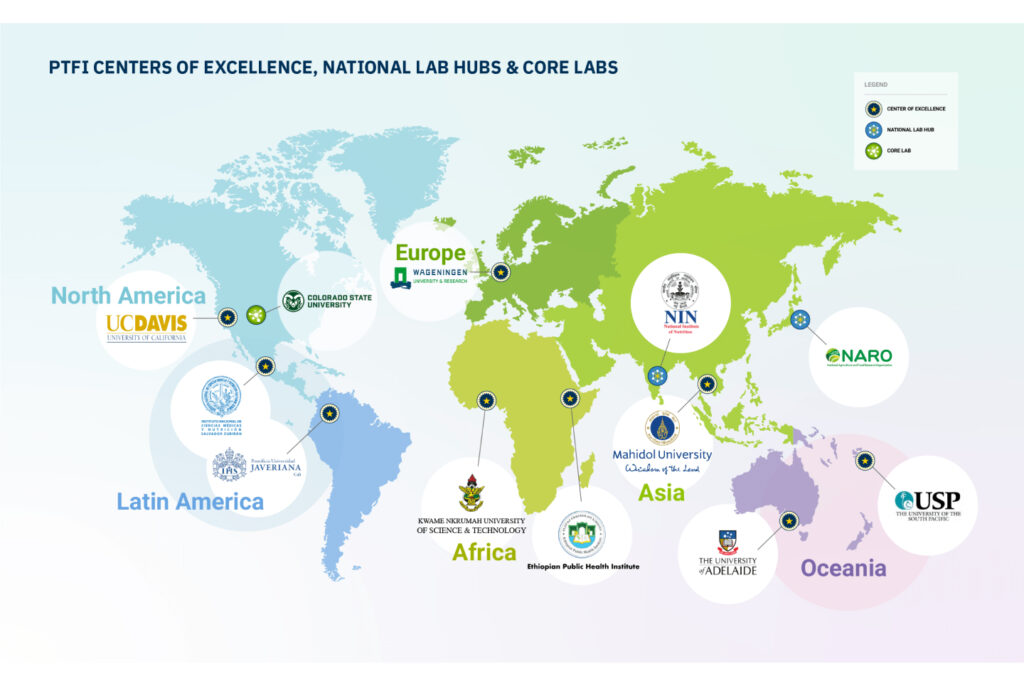 PTFI Centers of Excellence Map